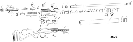 O'RING KIT FOR ZEUS GEN2 .72 & .58 CALIBER