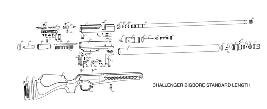 O'RING KIT FOR AEA CHALLENGER STANDARD LENGTH BIGBORE .35, .45 & .50 CALIBER