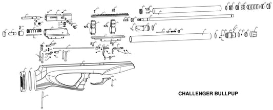 O'RING KIT FOR AEA CHALLENGER BULLPUP 24"-.22, .25, .30 & .35 CALIBER
