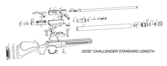 O'RING KIT FOR AEA .30/32" CHALLENGER STANDARD LENGTH