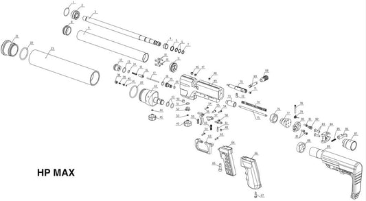 O'RING KIT FOR AEA HP MAX .30, .35, .45, .50 & .51 CALIBER