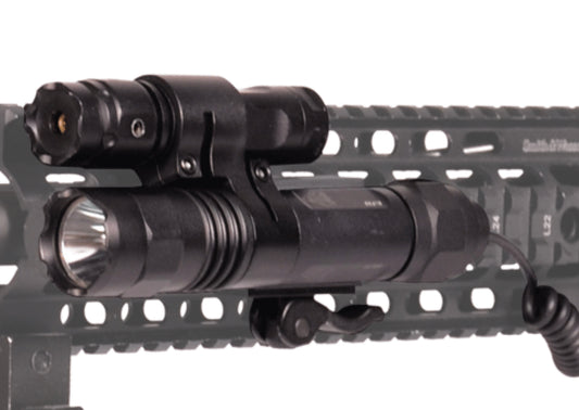 UTG LIGHT/GREEN LASER COMBO, 400 LUMEN, INTEGRAL MOUNT- LT-ELP39Q-A