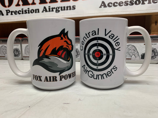 FOX AIR POWER / CENTRAL VALLEY AIRGUNNERS 15OZ MUG