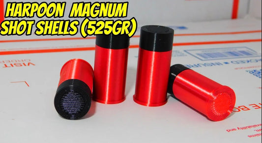 MACABESPEED MAGNUM SHOT 525 GRAIN, 12 GAUGE AIRGUN SHOT SHELLS 20 PACK