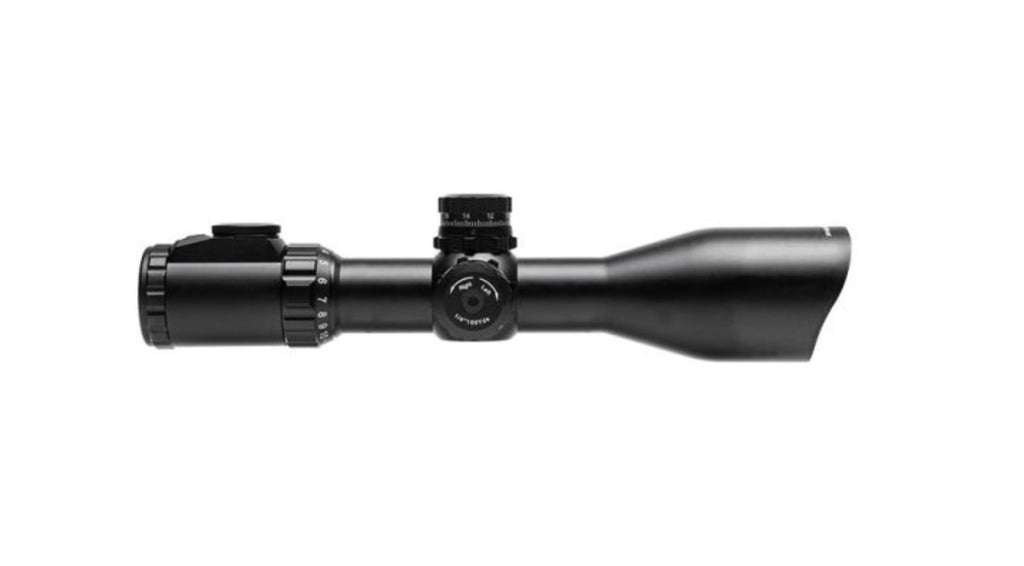 UTG 3-12X44 30MM COMPACT SCOPE, AO, 36-COLOR MIL-DOT, RINGS SCP3-UM312 ...