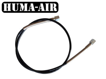 Huma High Flow Microbore Fill Hose 1/8 BSP 400 Bar Anti-Kink Protection