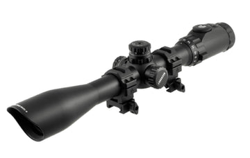 UTG ACCUSHOT 4-16X44 30MM SCOPE, AO, 36-COLOR MIL-DOT W/RINGS