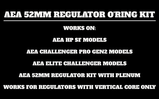 AEA 52MM REGULATOR O'RING KIT