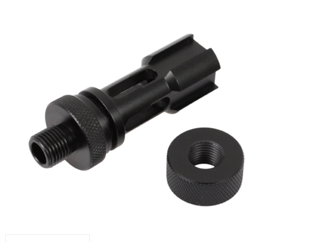 Western Airguns Sidewinder Moderator Adapter 1/2x20 UNF – Fox Air Power LLC