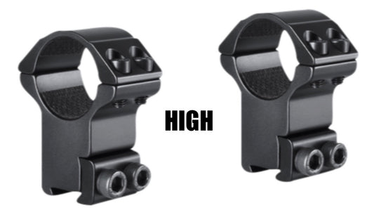 Hawke Match Mounts  - High and Medium 1" - 11mm Dovetail