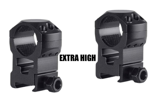 Hawke Tactical Mounts 1in - Extra High, High and Medium - Picatinny