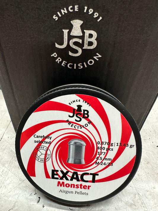JSB .177 CALIBER 13.43GR EXACT MONSTER PELLETS