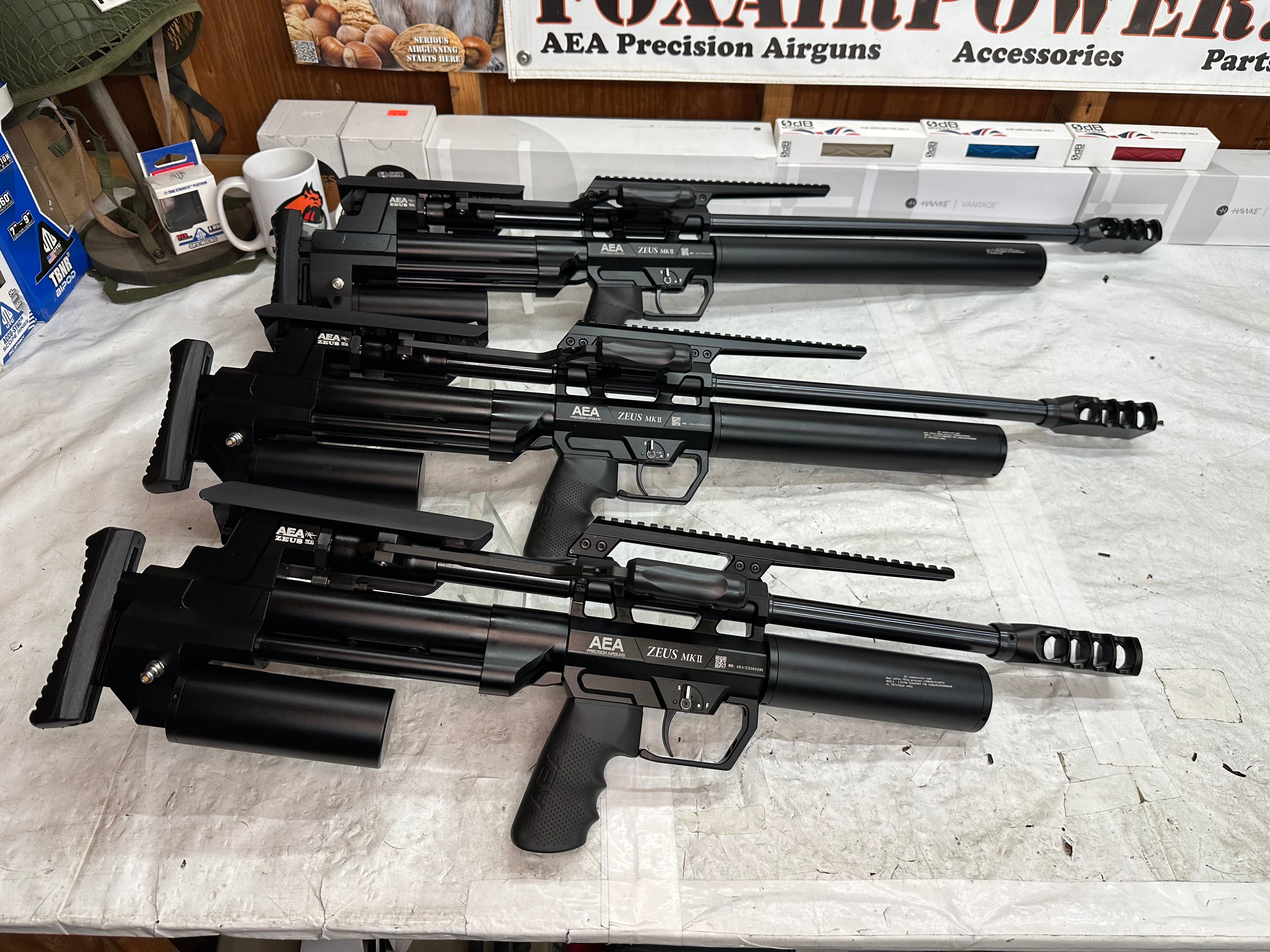 エアーソフトガン New Zeus MKII MK2 2025 Redesigned Models – Fox Air Power Inc