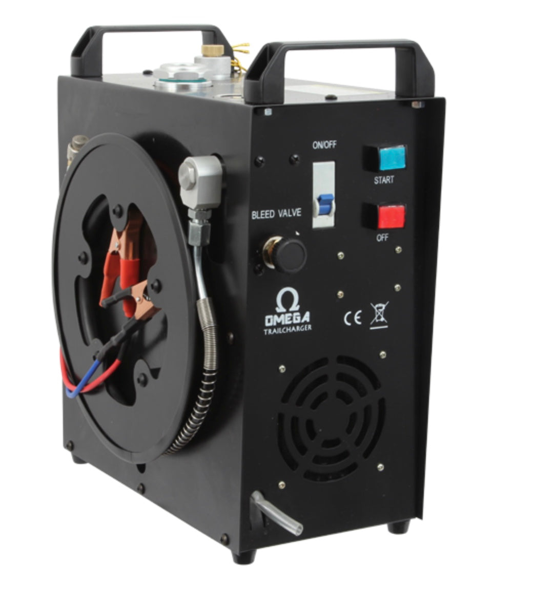 Omega Trail Charger 4500psi Portable 12V Air Compressor – Fox Air Power Inc