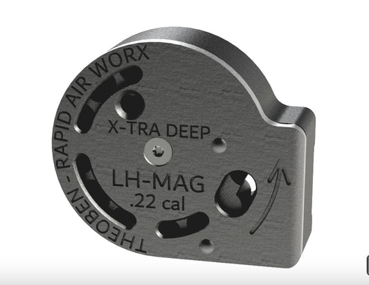 RAW HMX .22 cal 12 Shot Rotary Spare Magazine,X-tra Deep, LH Feed
