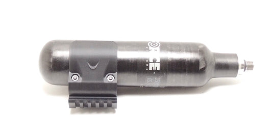 BRAVO 61MM CARBON FIBER BOTTLE CLAMP WITH PICATINNY RAIL