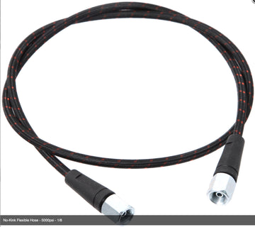 No-kink flex hose - 5000psi 1/8"BSPP