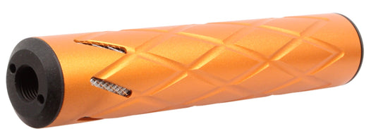 0dB Airgun Silencer 160S Blaze Orange with 1/2" UNF .177/.22CAL-.25CAL-.30CAL