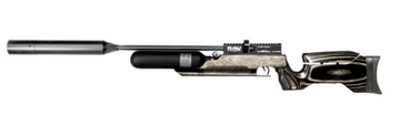 RAW HM1000x LRT – Black Wood Laminate Rifle with Moderator