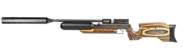 RAW HM1000x LRT – Tan Wood Laminate Air Rifle with Moderator