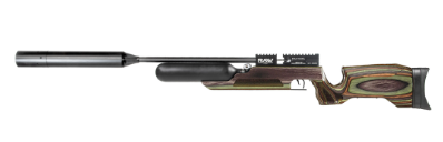 RAW HM1000x LRT – Camo Wood Laminate Stock with Moderator