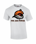 FOX AIR POWER SHORT SLEEVE T-SHIRT BLACK, WHITE & MILITARY GREEN