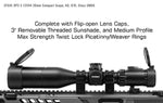 UTG OP3 3-12X44 30MM COMPACT SCOPE, AO, IE, GLASS UMOA OP3-GM3124UMOA